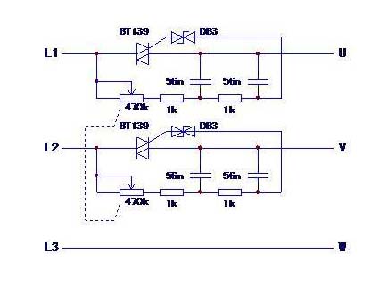 力矩電機(jī)控制器原理圖